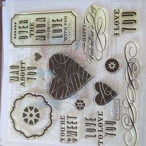 Cling stamp set Mad About You CTMH/Stampin Up